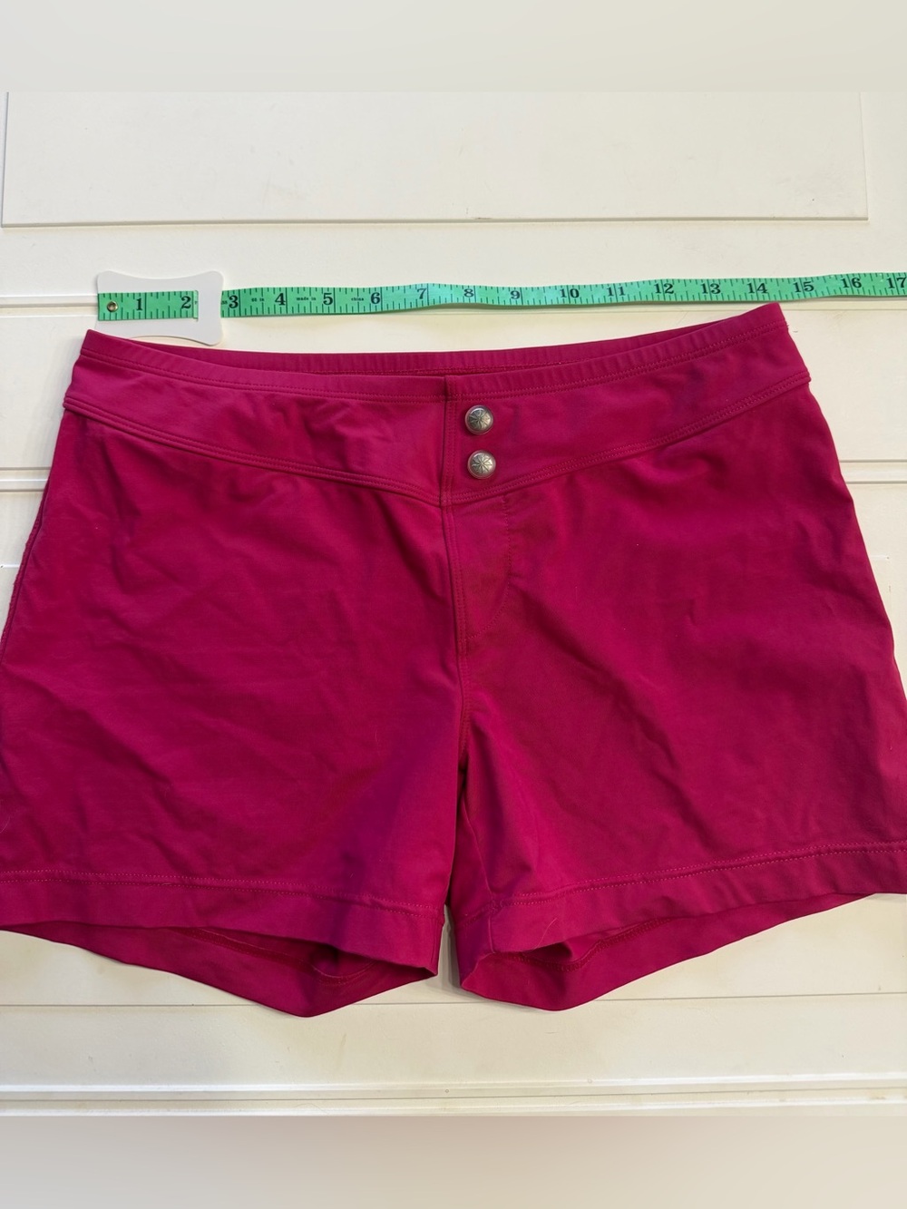 Athleta Women’s Sz S Swim Shorts Board Shorts Inside Snaps For Liner - Picture 5 of 5